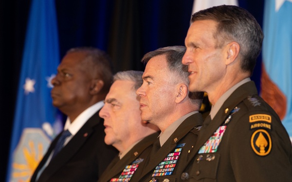 U.S. Special Operations Command Holds a Change of Command Ceremony
