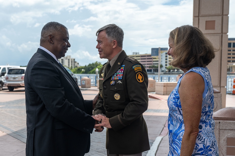 SECDEF USSOCOM Change of Command