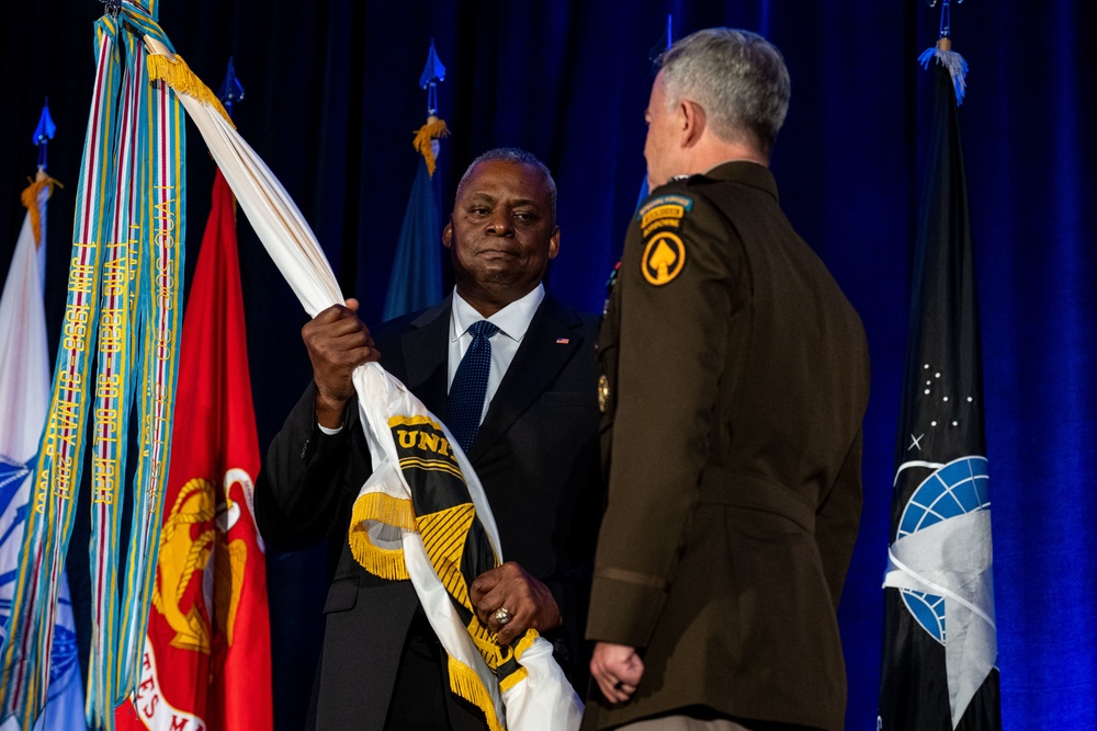 SECDEF USSOCOM Change of Command