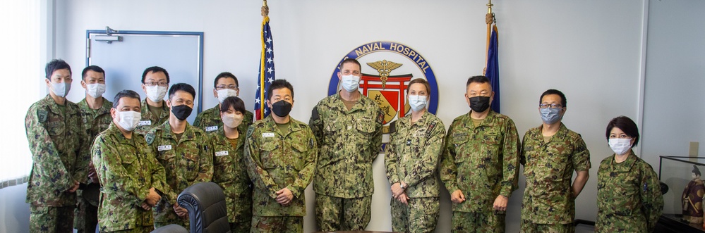 Japan Ground Self-Defense Force (JGSDF) Medical Service School tours NMRTC Yokosuka