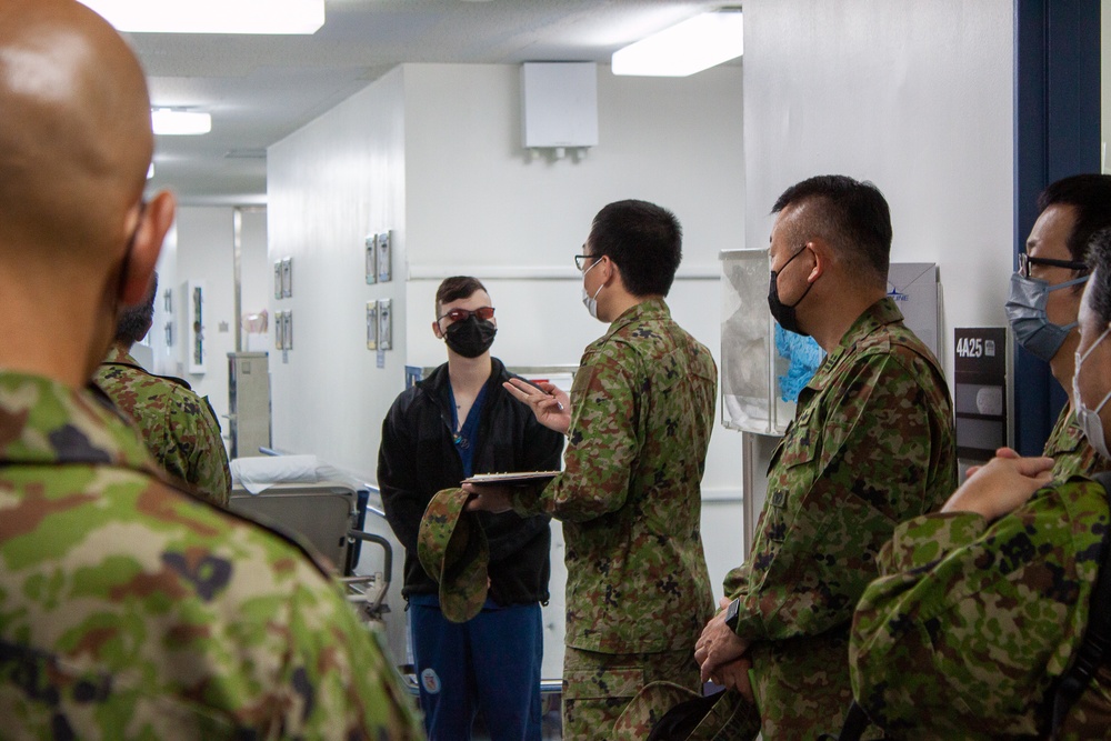 Japan Ground Self-Defense Force (JGSDF) Medical Service School tours NMRTC Yokosuka