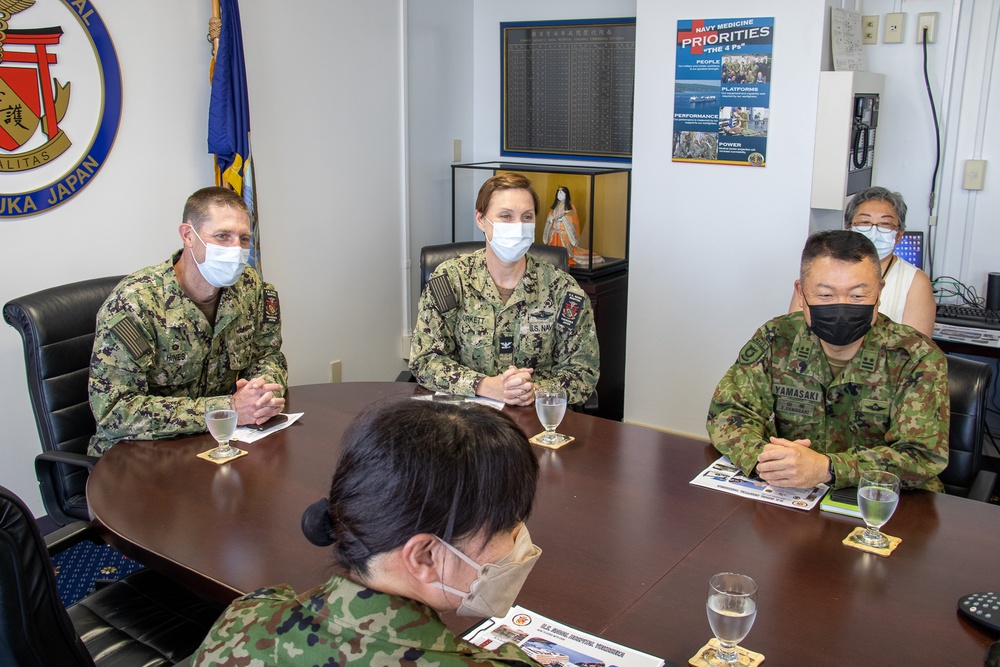 Japan Ground Self-Defense Force (JGSDF) Medical Service School tours NMRTC Yokosuka