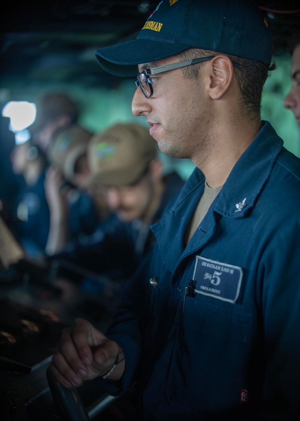 Bataan Conducts Replenishment-at-sea from the Bridge