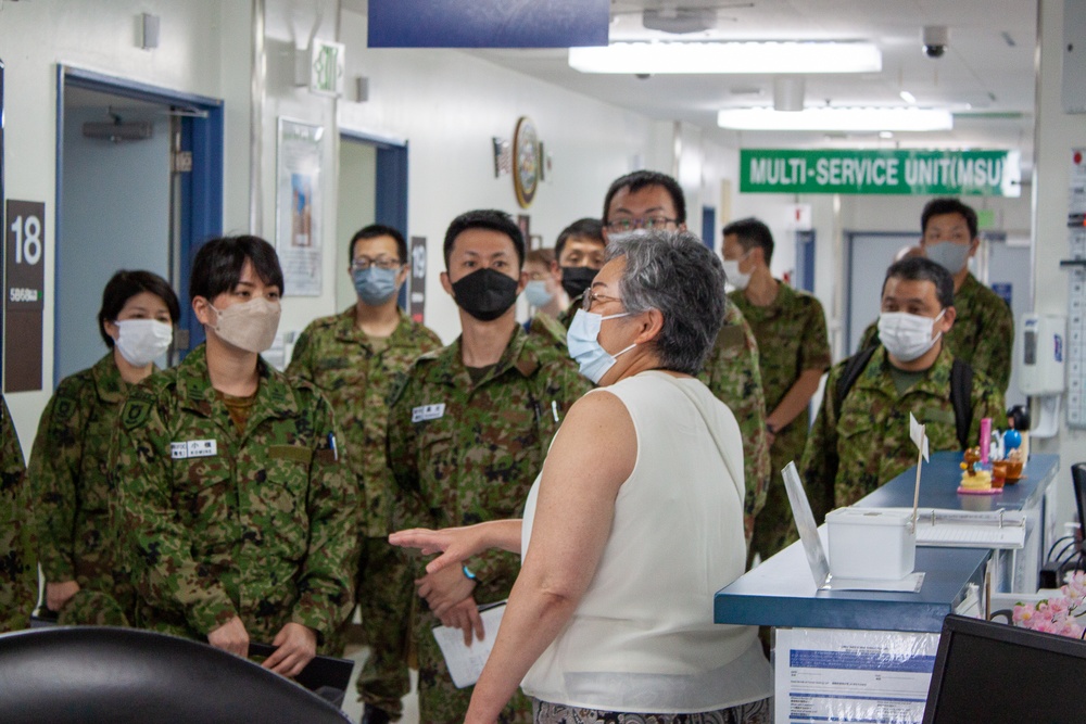 Japan Ground Self-Defense Force (JGSDF) Medical Service School tours NMRTC Yokosuka