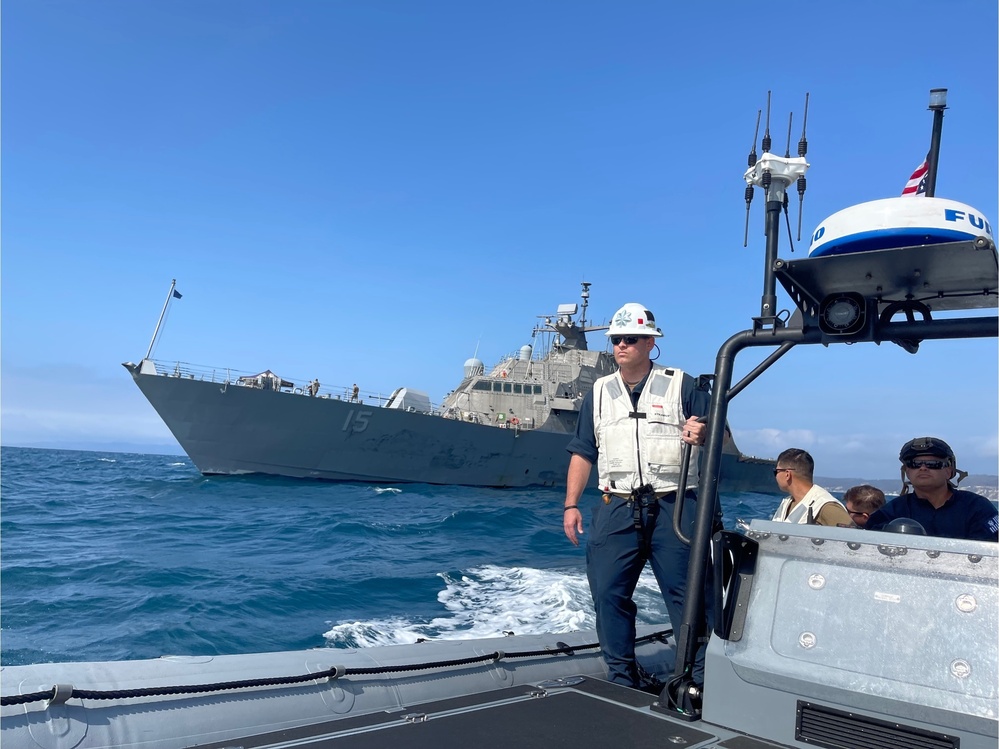 USS Billings Conducts RHIB Operations