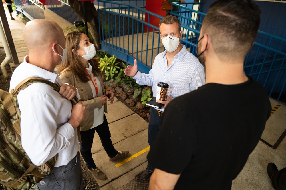 JTF-B leaders meet with U.S. Ambassador, HEART 22 in Guatemala City