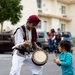 Jaagaru Eisa Group performs an Eisa march through military housing