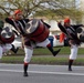 Jaagaru Eisa Group performs an Eisa march through military housing