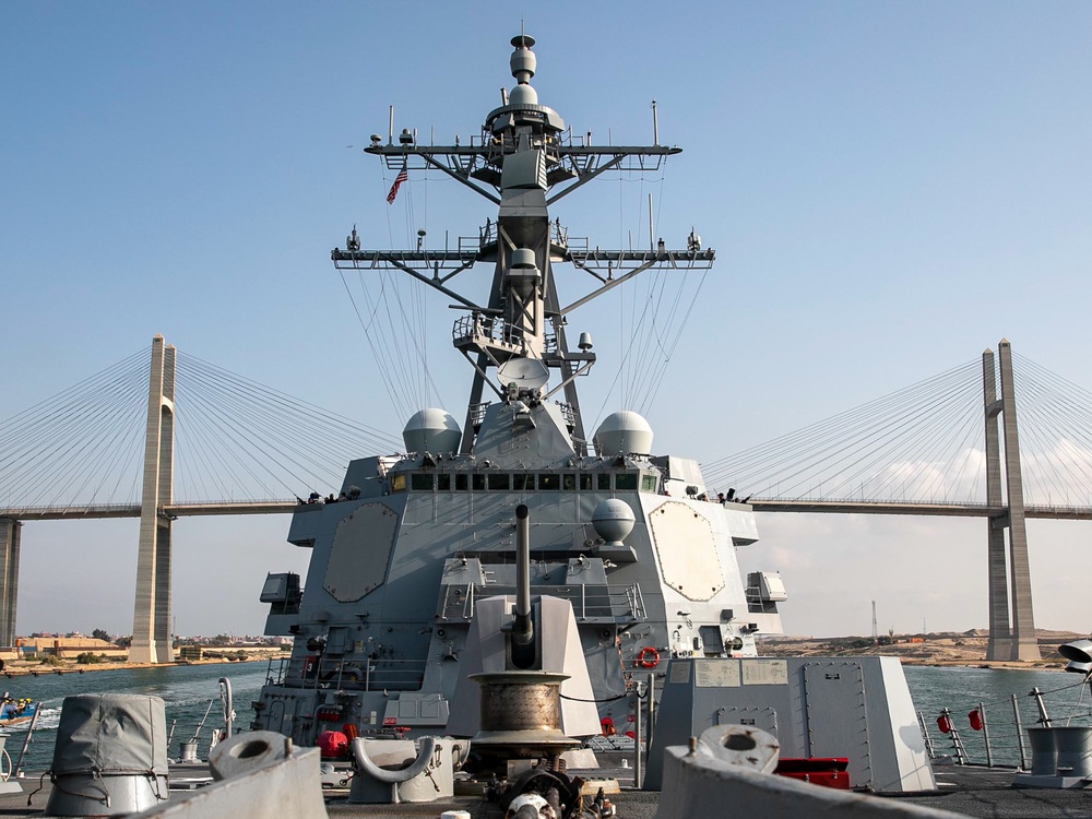 DVIDS - Images - USS Delbert D. Black Transits Suez Canal [Image 5 of 6]