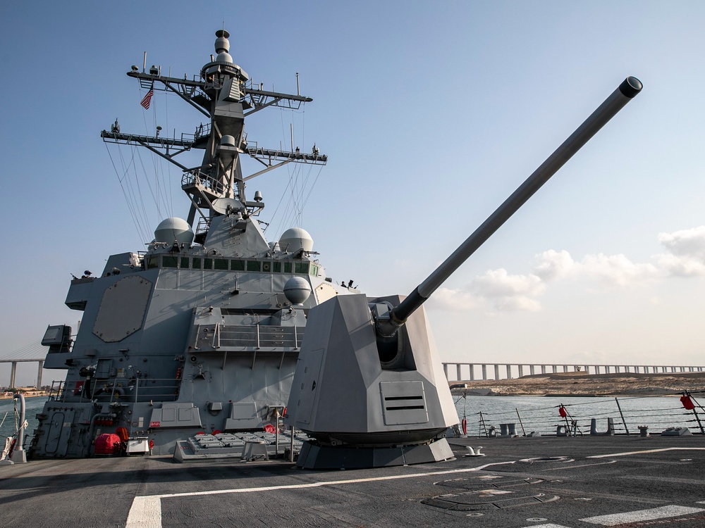 Dvids - Images - Uss Delbert D. Black Transits Suez Canal [image 6 Of 6]