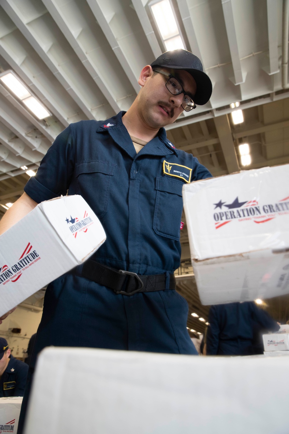 Operation Gratitude aboard USS Tripoli (LHA 7)