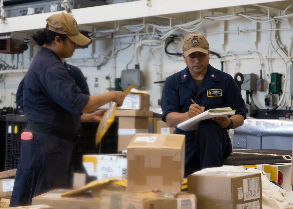 Operation Gratitude aboard USS Tripoli (LHA 7)