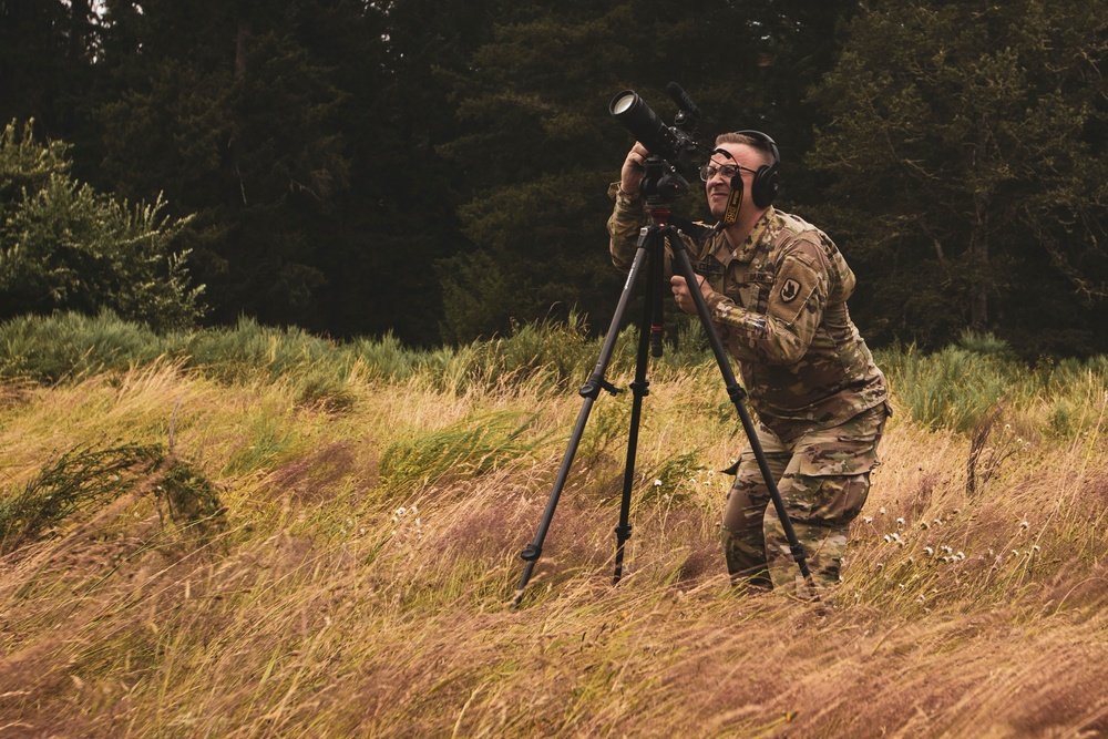 Photographers in the Field: Washington National Guard public affairs specialists cover future officers
