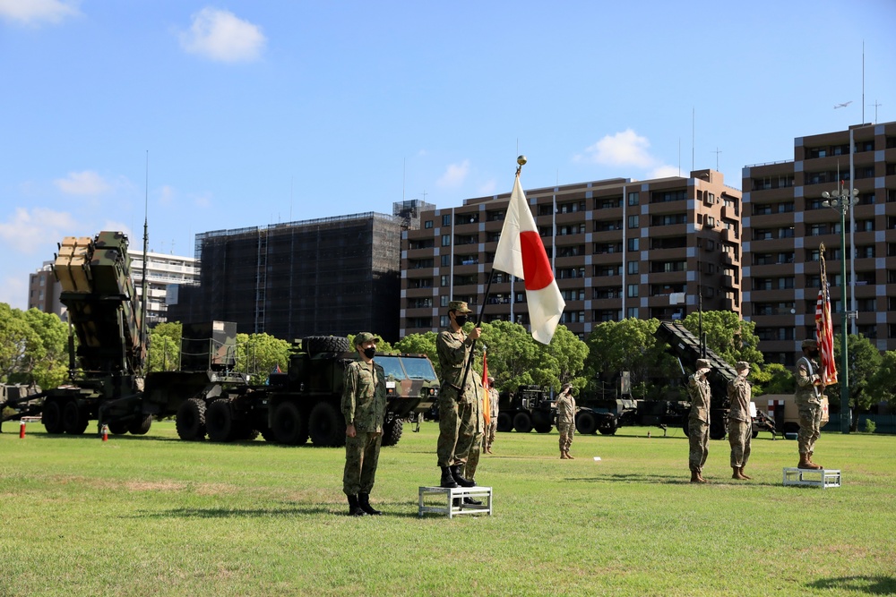 Opening Ceremony for Orient Shield 22 at Camp Fukuoka