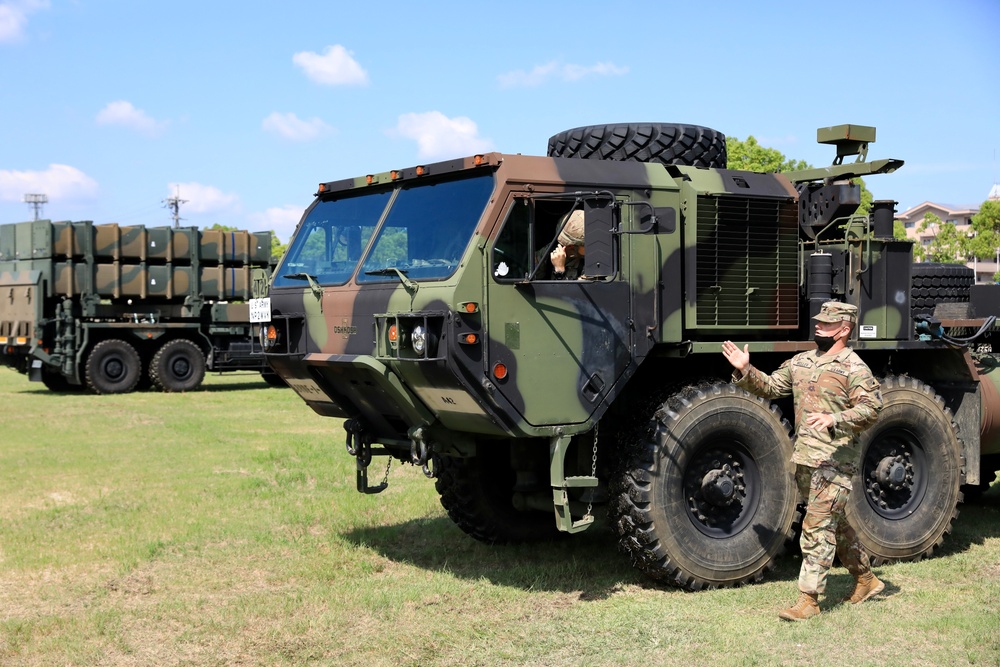 JGSDF and U.S. Air Defense at Camp Fukuoka for Orient Shield 22