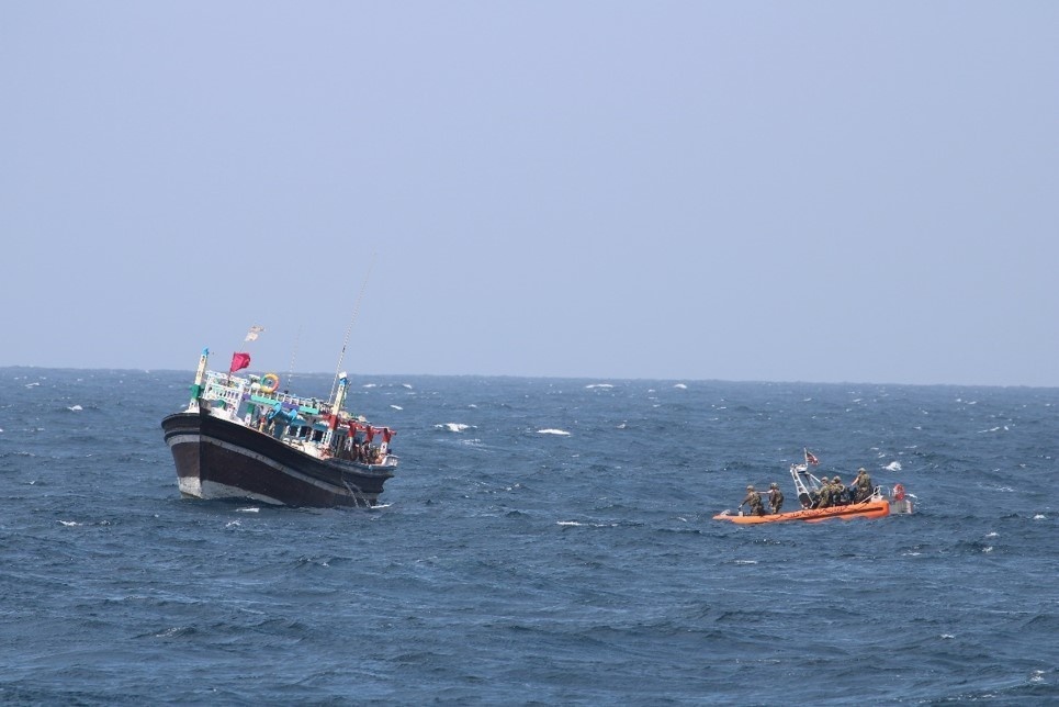 U.S. Ship Seizes Illegal Narcotics in Gulf of Oman