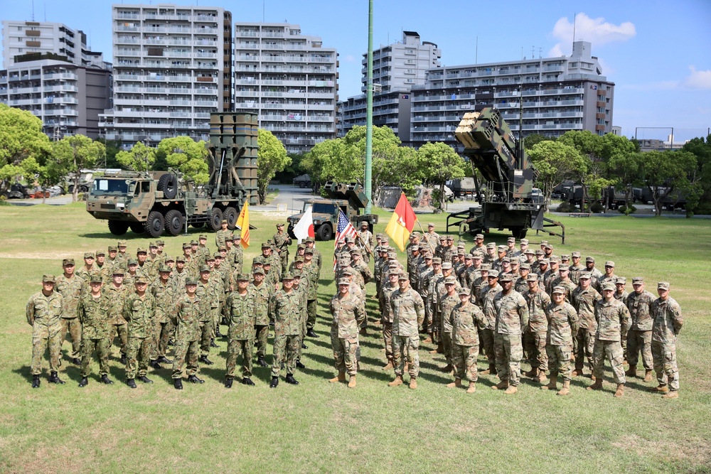 JGSDF and U.S. Air Defense at Camp Fukuoka for Orient Shield 22