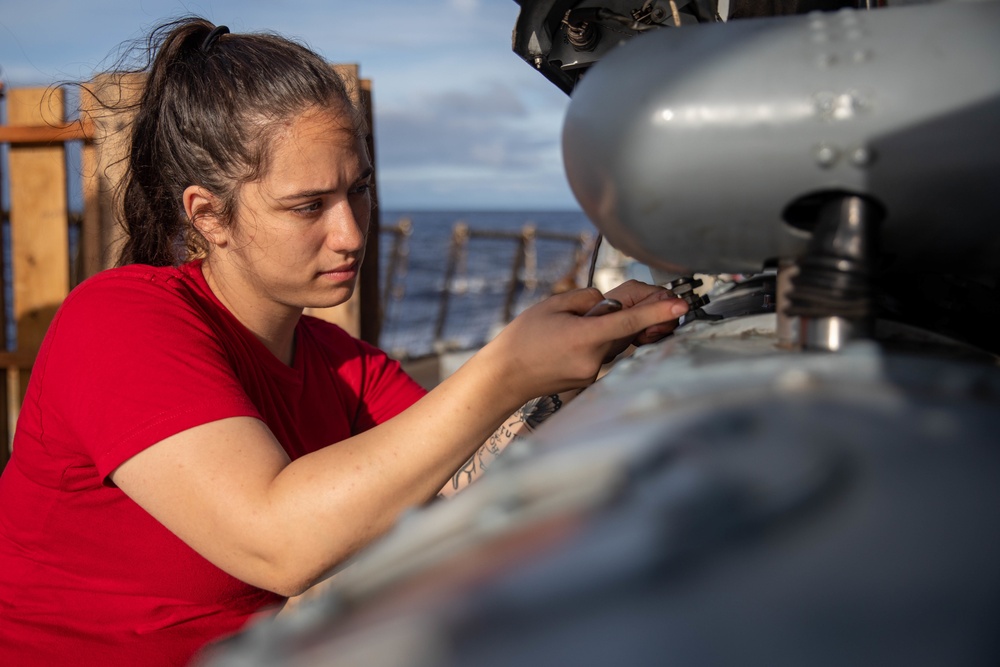 The USS Bainbridge is on a scheduled deployment in the U.S. Naval Forces Europe area of operations, employed by U.S. Sixth Fleet to defend U.S., Allied and Partner interests.