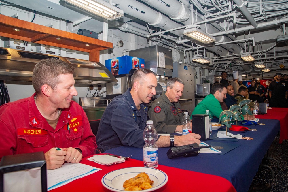 The Harry S. Truman Carrier Strike Group is on a scheduled deployment in the U.S. Naval Forces Europe area of operations, employed by U.S. Sixth Fleet to defend U.S., allied and partner interests.