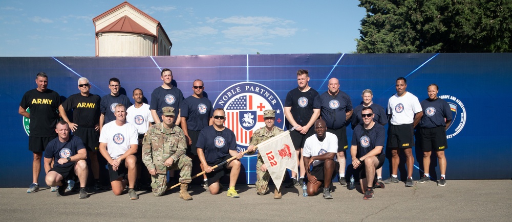 Georgia National Guard after the NP22 Memorial Run