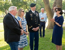 JBSA leaders help celebrate 114th birthday anniversary of President Lyndon B. Johnson