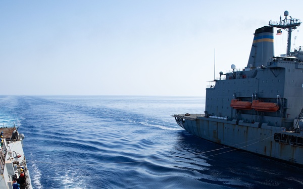 USS Truxtun (DDG 103) Conducts Replenishment-at-Sea