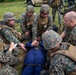 Combat Logistics Battalion 22 conducts a mass casualty drill during its Marine Corps Combat Readiness Evaluation (Day 7)
