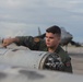 New Tricks For An Old Dog: Marines with VMA-223 load Air-to-Air missiles onto Harriers