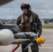 New Tricks For An Old Dog: Marines with VMA-223 load Air-to-Air missiles onto Harriers