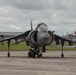 New Tricks For An Old Dog: Marines with VMA-223 load Air-to-Air missiles onto Harriers