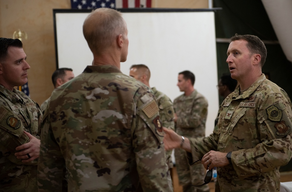 Third Air Force Commander visits Airmen in Niger