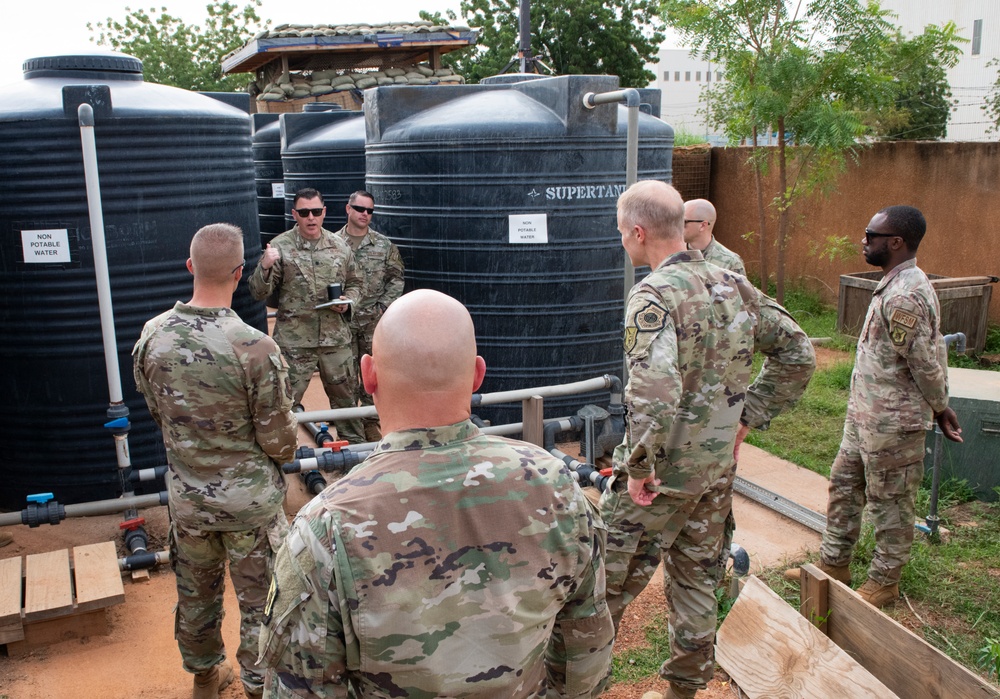 Third Air Force Commander visits Airmen in Niger