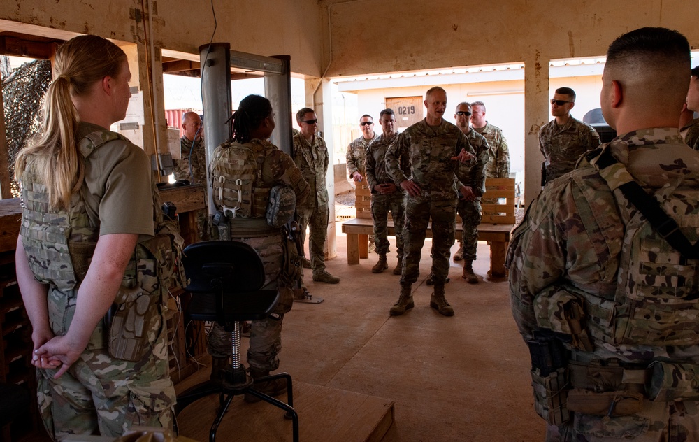 Third Air Force Commander visits Airmen in Niger