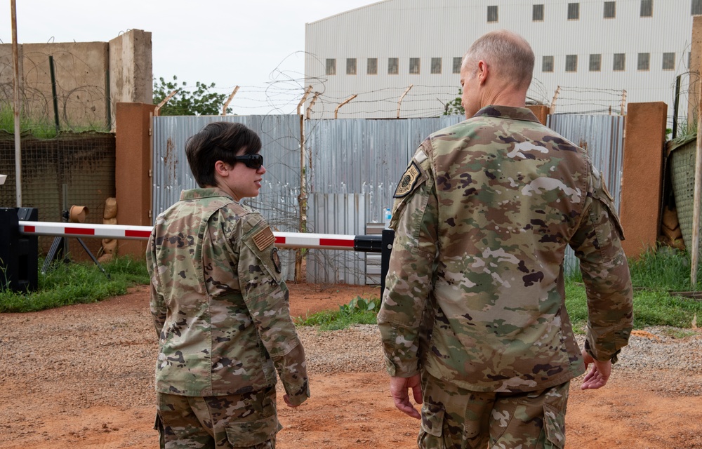 Third Air Force Commander visits Airmen in Niger