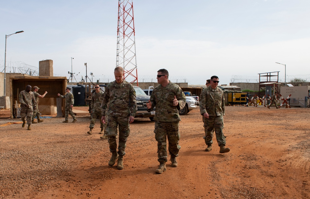 Third Air Force Commander visits Airmen in Niger