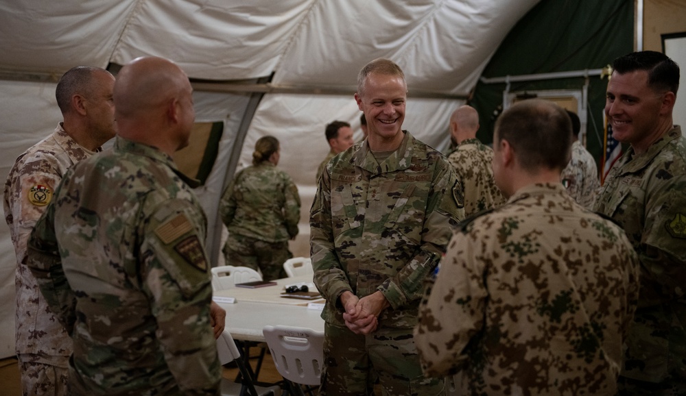 Third Air Force Commander visits Airmen in Niger