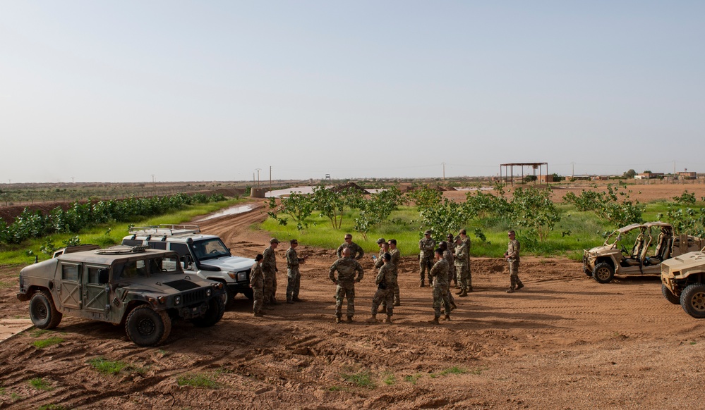 Third Air Force Commander visits Airmen in Niger