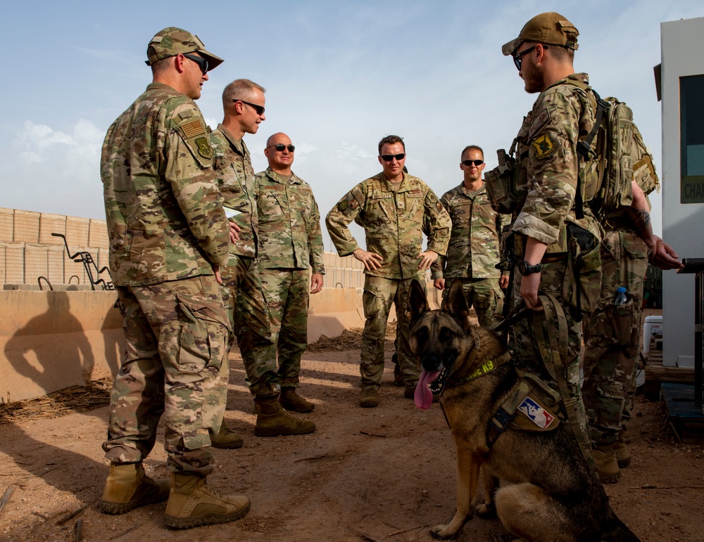 Third Air Force Commander visits Airmen in Niger