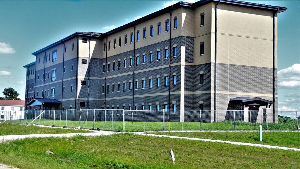 August 2022 barracks construction operations at Fort McCoy