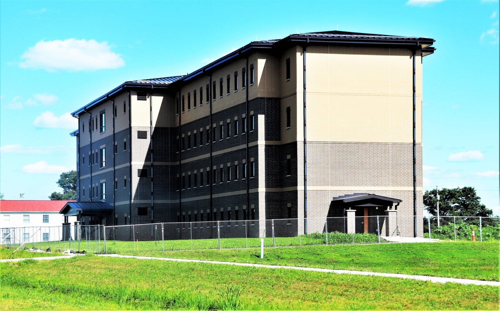 August 2022 barracks construction operations at Fort McCoy