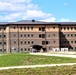 August 2022 barracks construction operations at Fort McCoy