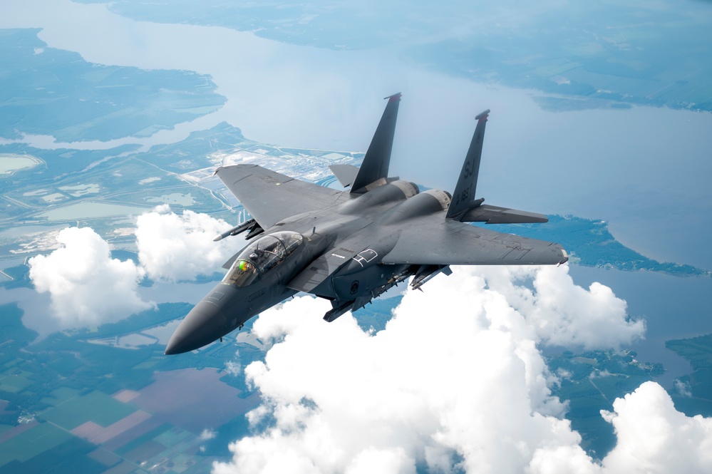 91st ARS refuels 4FW F-15's during ACE capstone