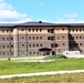 August 2022 barracks construction operations at Fort McCoy