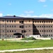 August 2022 barracks construction operations at Fort McCoy