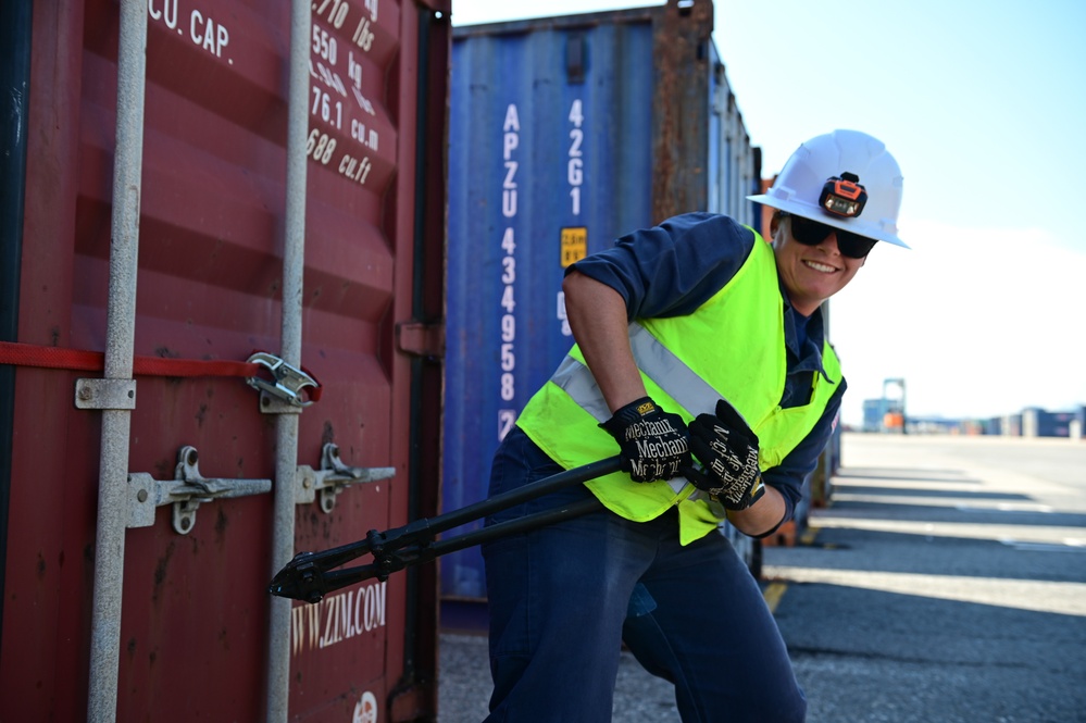 Coast Guard foreign shipping vessel training