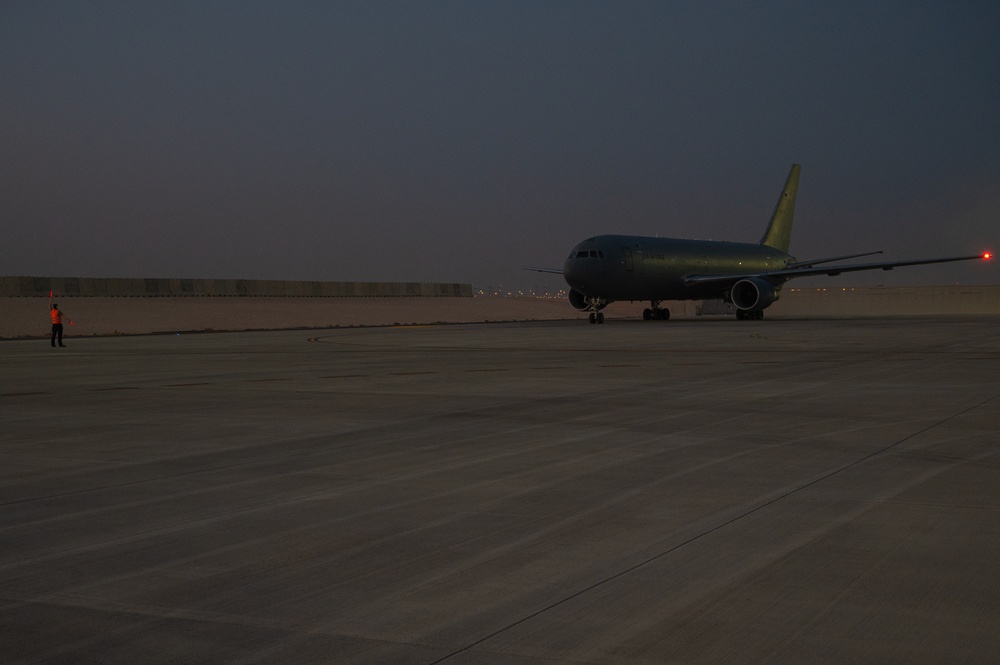 McConnell Airmen, KC-46s conduct ECE 22-08 in Qatar