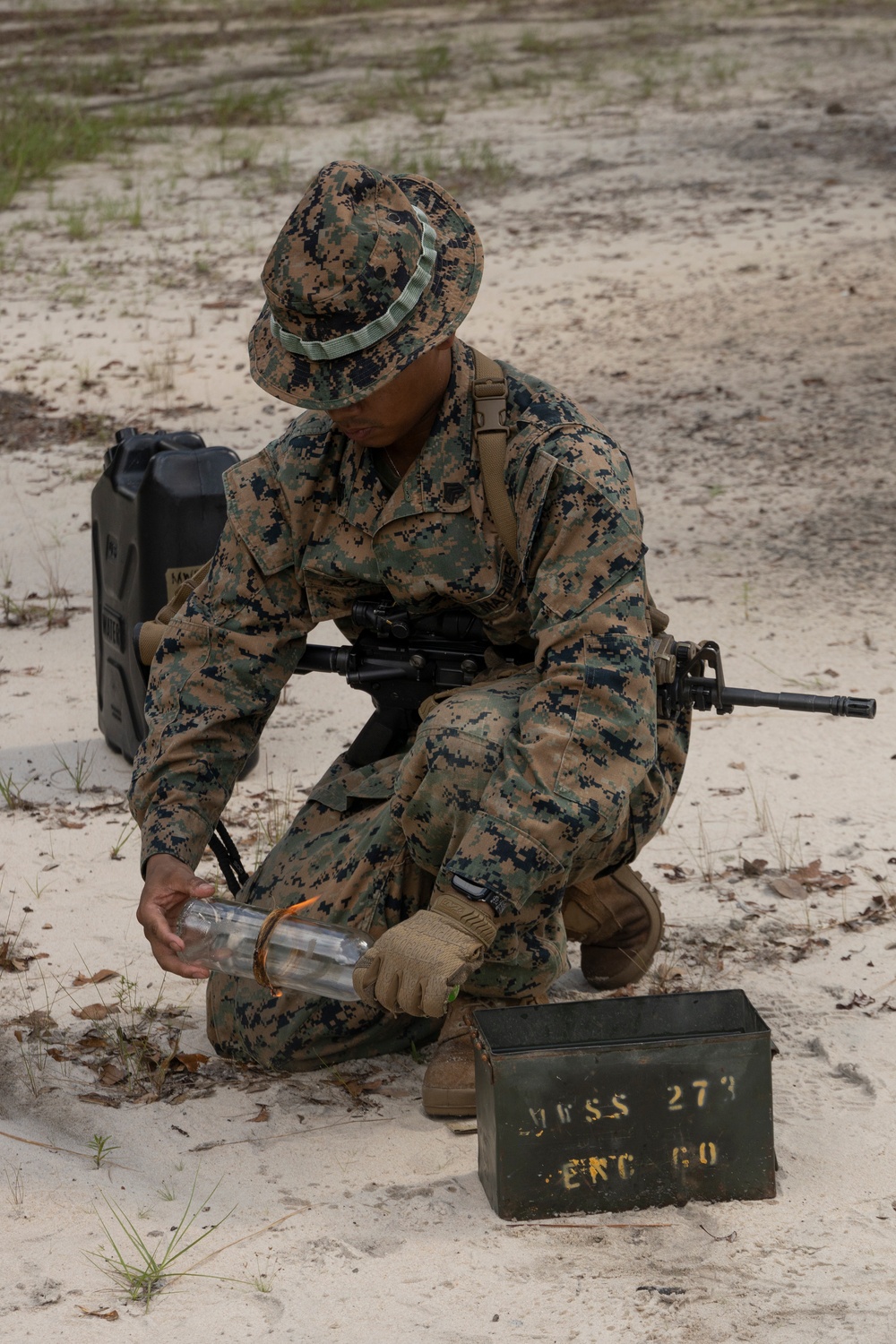 MWSS-273 Engineer Co. conducts demolition range at Ft. Stewart