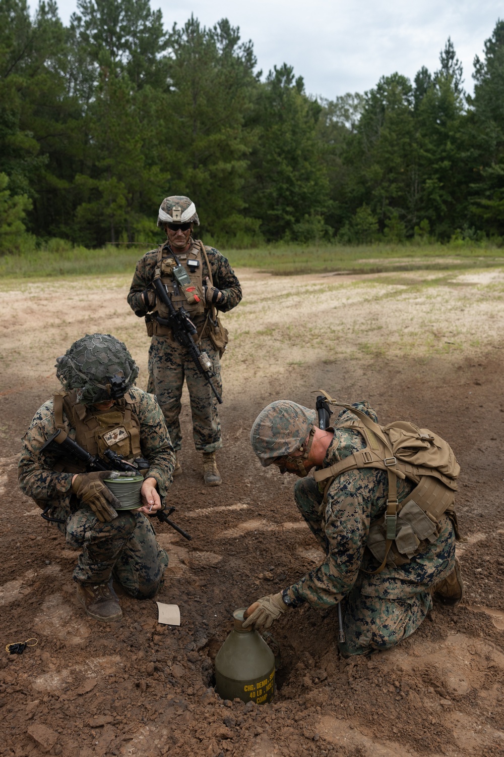 MWSS-273 Engineer Co. conducts demolition range at Ft. Stewart