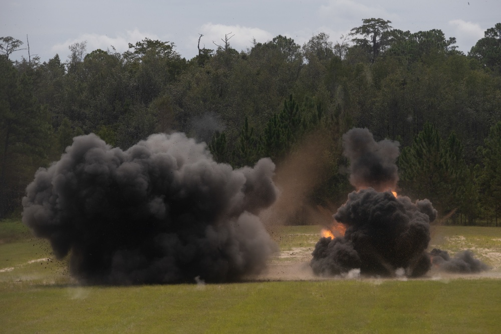 MWSS-273 Engineer Co. conducts demolition range at Ft. Stewart