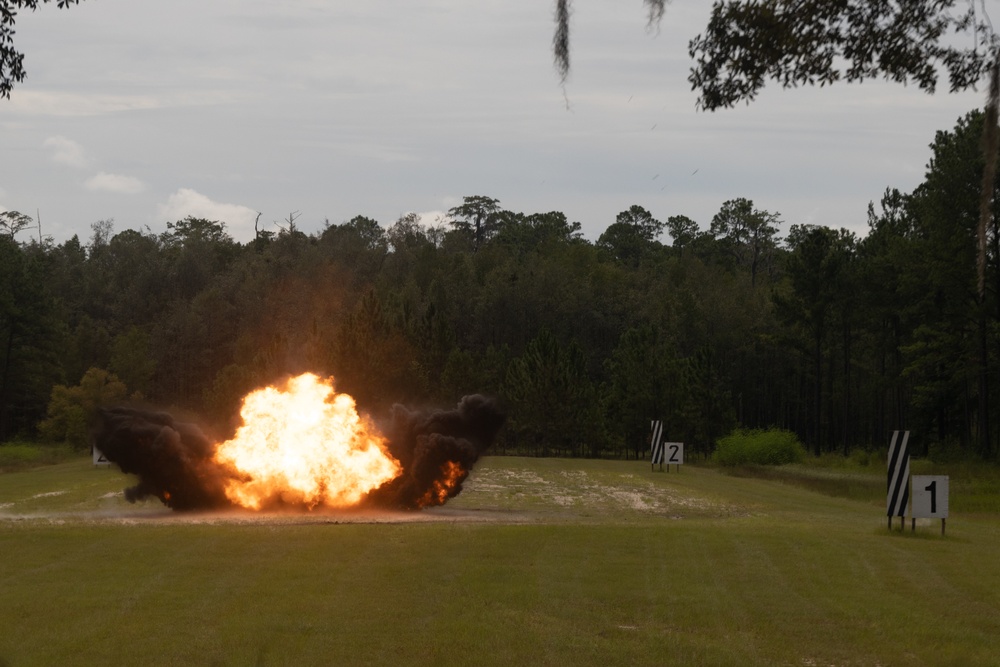 MWSS-273 Engineer Co. conducts demolition range at Ft. Stewart